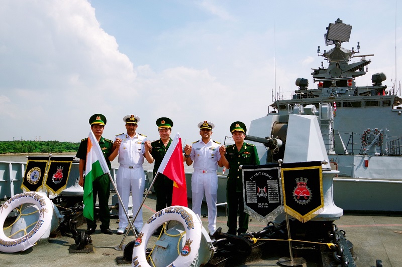 Lễ đón tàu Hải quân Ấn Độ đến thăm xã giao TP. Hồ Chí Minh