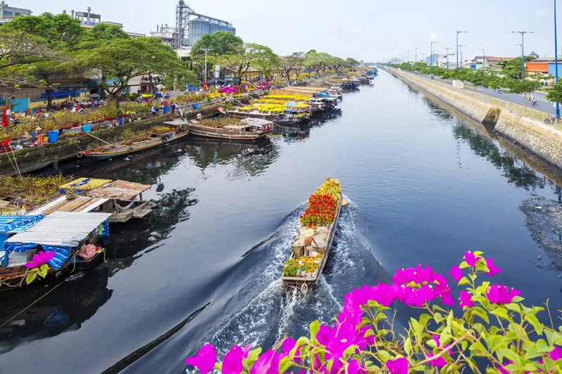 Chợ hoa xuân “Trên bến dưới thuyền” diễn ra từ ngày 25/1